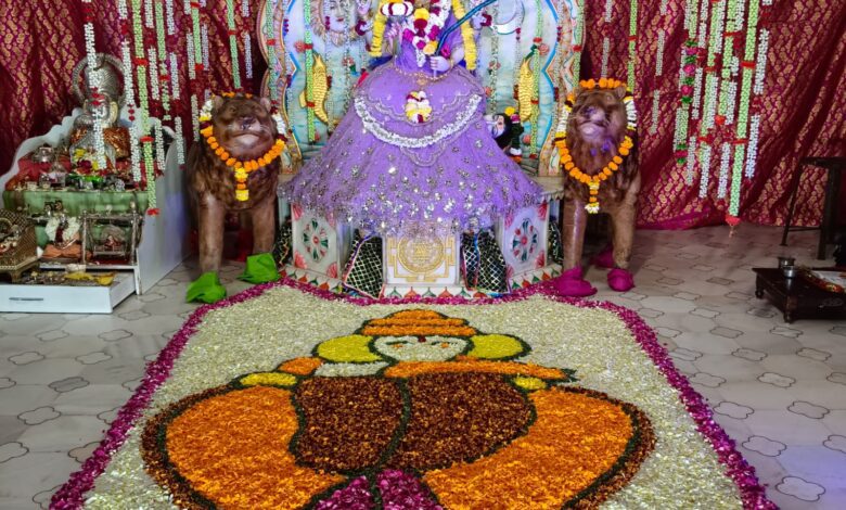 विद्याधाम की यज्ञशाला गूंजी ललिताम्बा महायज्ञ में स्वाहाकार की मंगल ध्वनि से 1 VIDHYA DHAM MA PARAMBA1