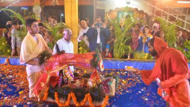 VIDHYA DHAM ME MAA KA NOKA VIHAR KA SHUBHRAMB