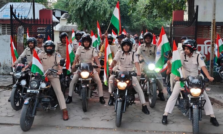 पुलिस थाना परदेशीपुरा क्षेत्र में निकली गई तिरंगा यात्रा 1 IMG 20230812 WA0081