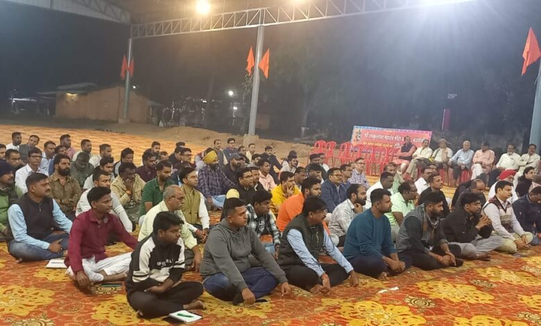 अयोध्या से लाए गए चांवलों से घर-घर देंगे निमंत्रण 1 08BADWANI 09