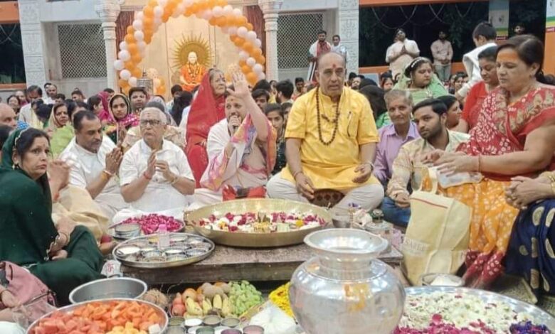 श्री श्रीविद्याधाम पर भगवान शिवाशिव की आराधना में हुआ रतजगा 1 IMG 20240309 WA0048