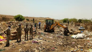 बड़वानी। 4 हजार 244 लीटर अवैध शराब का नष्टीकरण 3 sharab