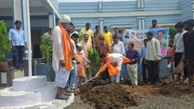 नवीन नगर परिषद निवाली में पौधारोपण कार्यक्रम सम्पन्न 11 04 1