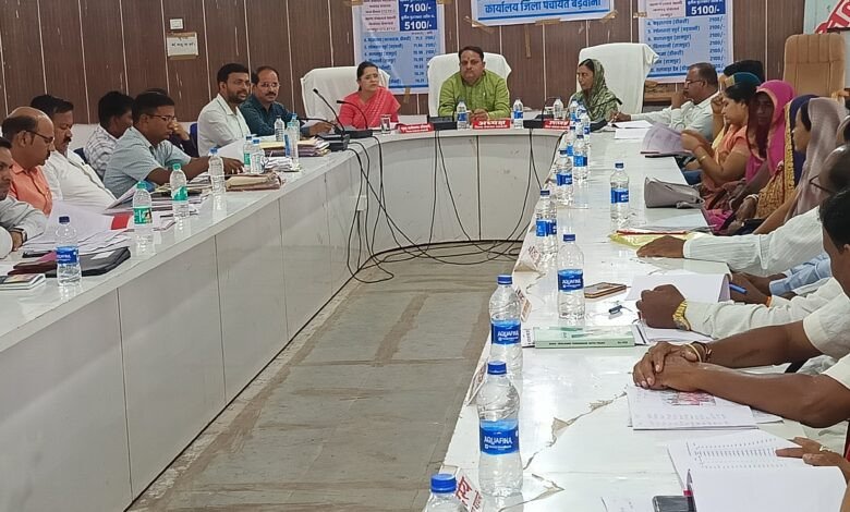 बड़वानी में जिला पंचायत सामान्य सभा आयोजित, कई विभागीय मुद्दों पर चर्चा 1 2 1