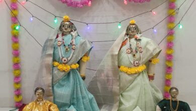 सेंधवा; महाराष्ट्रीयन परिवारों के घरों में महालक्ष्मी की स्थापना; तीन दिन पूजा की जाएगी 13 31 laxmi 2