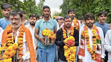 बड़वाह। अखंड ज्योत लेकर लौटे श्रद्धालुओं का किया भव्य स्वागत... 18 IMG 20250827 WA0032