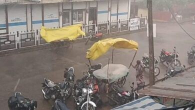 सेंधवा में तेज हवा और बारिश से त्योहारी बाजार प्रभावित, 35 मिनट की मूसलाधार बारिश ने व्यापारी वर्ग को किया परेशान 4 17 barish1