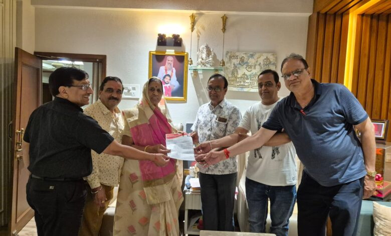 सेंधवा में संत नारायणदास तिराहा बनाने की मांग, ट्रस्टियों ने नपा अध्यक्ष को सौंपा पत्र 1 30 nd