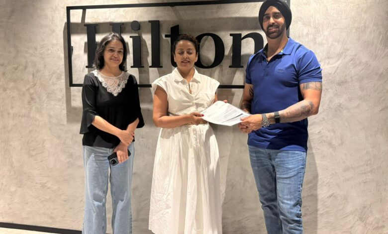 इंदौर में होटल हिल्टन गार्डन इन आने की घोषणा* 1 IMG 20251014 WA0077