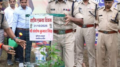 राष्ट्रीय एकता दिवस के उपलक्ष्य में, किया गया एकता वृक्षारोपण कार्यक्रम का आयोजन। 5 IMG 20251031 WA0092