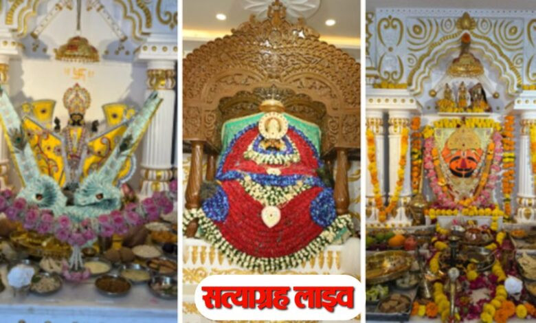 खरगोन में चार करोड़ की लागत से बना अनूठा श्याम धाम — एक ही मंदिर में खाटू श्याम, सांवलिया सेठ और सालासर बालाजी के दर्शन 1 01 S L A 3