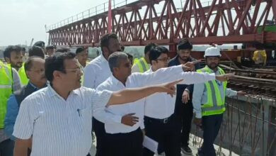 बड़वाह। बड़वाह में नर्मदा पुल फरवरी में एवं फोरलेन मार्ग मार्च में होगा शुरू.... एनएचएआई के चेयरमैन ने किया हाइवे के कार्यों का निरीक्षण... 2 IMG 20251104 WA0025