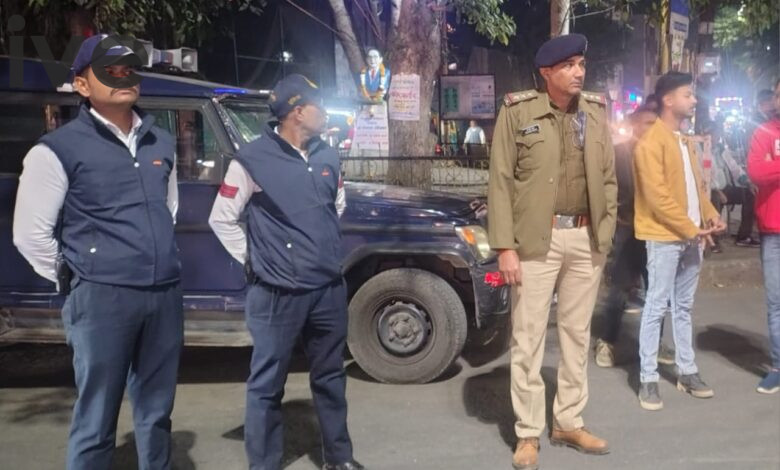 नए साल की रात के लिए पुलिस ने लगाए चैकिंग पॉइंट, शहर भर सीसीटीवी कैमरें रखी शहर पर निगरानी। नशाखोरी पर सख्त पहरा। 1 IMG 20251231 WA0031