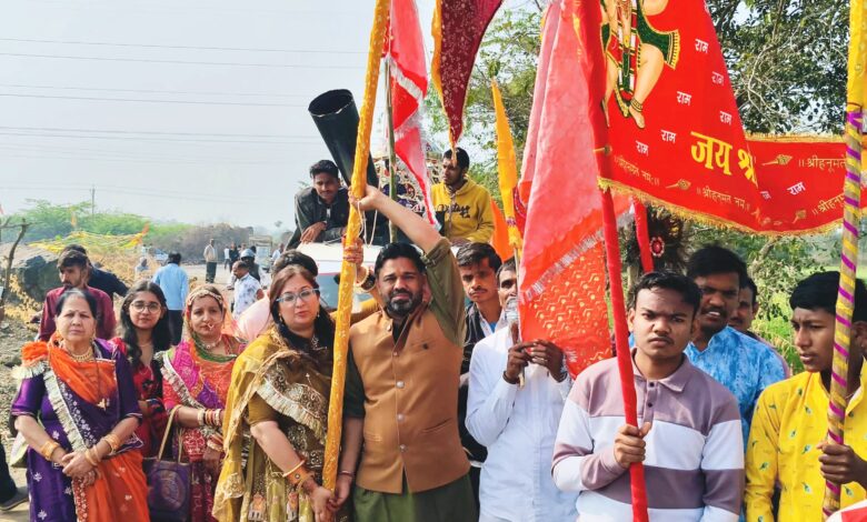 बड़वाह। बाबा खाटू श्याम जी के मंदिर का तीन दिवसीय तृतीय पाटोत्सव... निकाली विशाल निशान यात्रा.... 1 IMG 20260129 WA0030