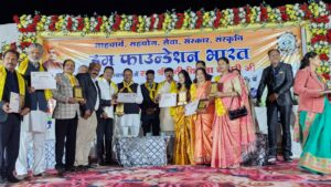 बड़वाह। प्रतिभाओं के सम्मान से गौरवान्वित हुआ शहर....हम फाउंडेशन के समारोह में विधायक सचिन बिरला की मौजूदगी में सेवादारों, पत्रकारों और खेल सितारों का हुआ सम्मान...... 2 IMG 20260201 WA0012