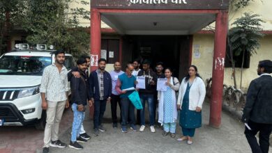 शहर के कालेज के छात्र-छात्राओं एवं समस्त स्टॉफ द्वारा कलेक्टर वं एसडीएम को जनसुनवाई में दिया ज्ञापन। 40 IMG 20260203 WA0051