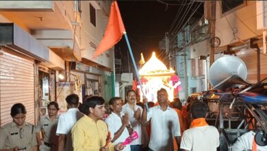 बड़वाह। रामनवमी पर बड़वाह में निकली भव्य शोभायात्रा...जय श्रीराम के जयघोष से गूंजा नगर... 2 IMG 20260328 WA0030